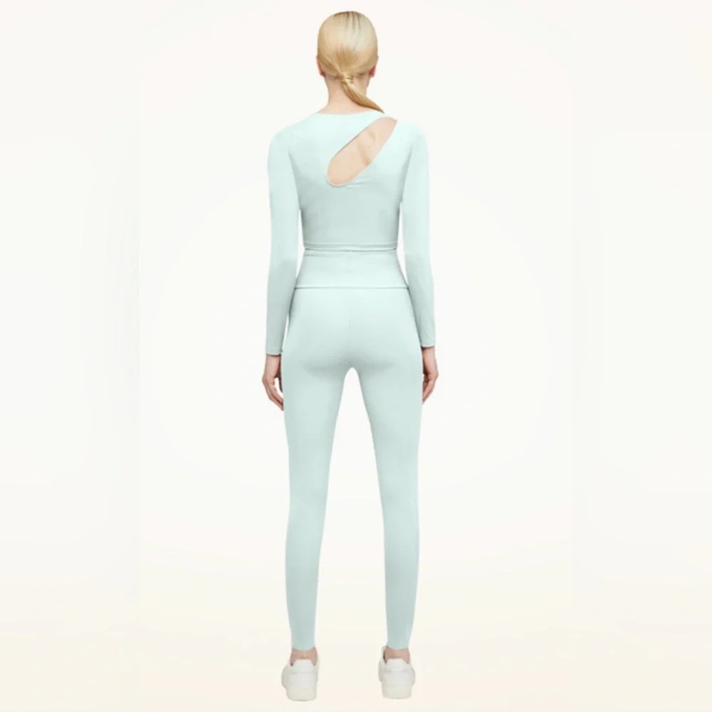 Wolford NWT Warm Up Legging - Aqua size EU 34 & 38 - Picture 3 of 7